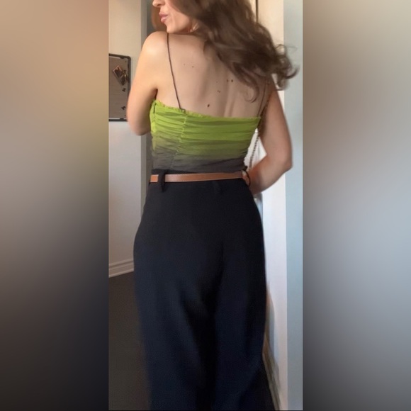 Black wide leg trousers francoise full length trousers - Picture 14 of 15